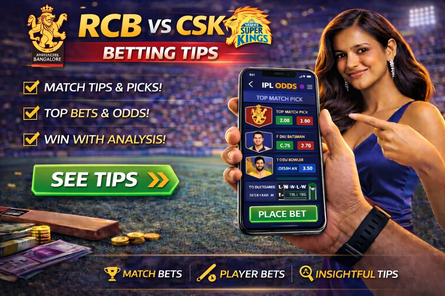 CSK vs RCB IPL 2026 Match 24 preview at Chinnaswamy